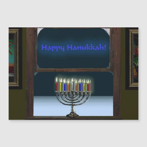 Menorah In The Window