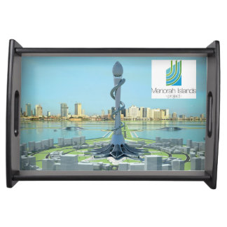 Menorah Islands Project Serving Table Tray