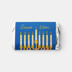 Menorah - Personalized Hershey's Miniatures