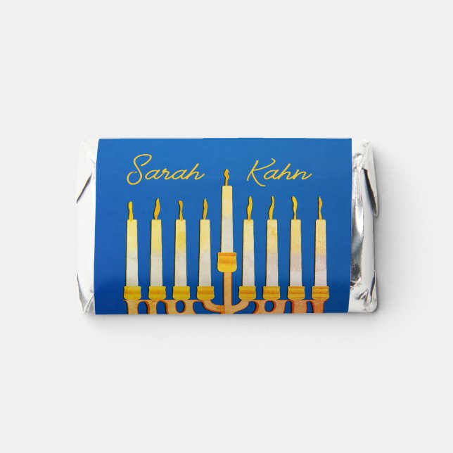 Menorah - Personalized Hershey's Miniatures (Front)
