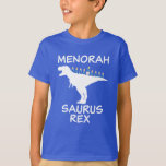 Menorah Saurus Rex Jewish Hanukkah Shirt Funny<br><div class="desc">Boys Kids Menorah Saurus Rex Jewish Hanukkah Shirt Funny</div>
