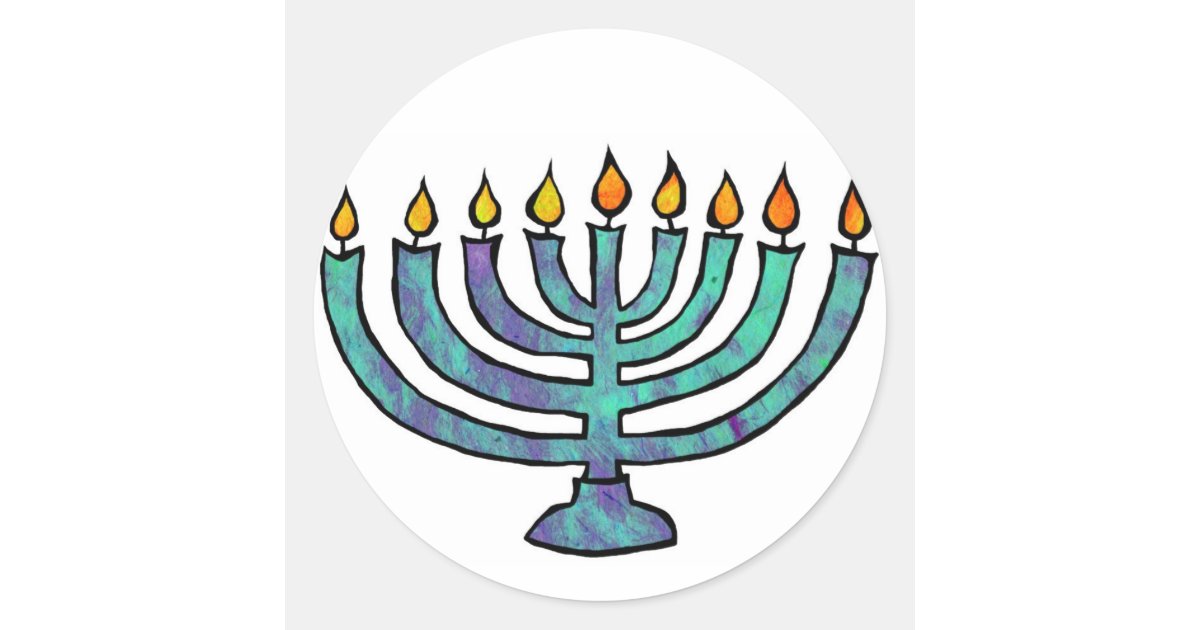 Menorah Stickers Zazzle