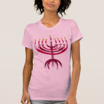 Menorah T-Shirt<br><div class="desc">Menorah Design Hanukkah Shirt</div>