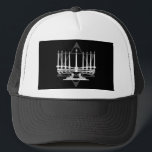 Menorah Trucker Hat<br><div class="desc">Original Artwork by Thedustyphoenix.</div>