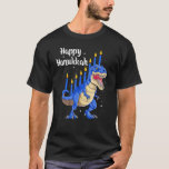 Menorasaurus Rex Dinosaur Chanukkah Happy Hanukkah T-Shirt<br><div class="desc">Menorasaurus Rex Dinosaur Chanukkah Happy Hanukkah</div>