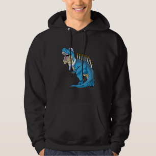 Menorasaurus Rex Dinosaur Happy Hanukkah Pjs Famil Hoodie