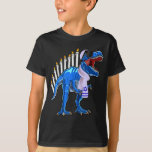 Menorasaurus Rex Shirt T Rex Dinosaur Hanukkah Gif<br><div class="desc">Menorasaurus Rex Shirt T Rex Dinosaur Hanukkah Gift For Boys</div>