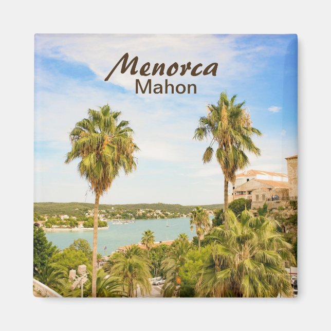 Menorca Mahon Souvenir Magnet (Front)