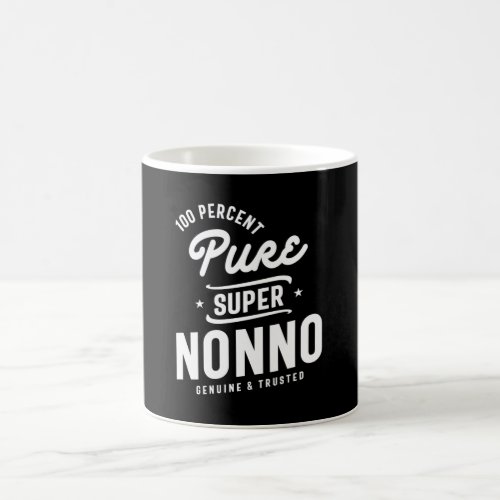 Mens 100 Percent Pure Super Nonno Gift Coffee Mug