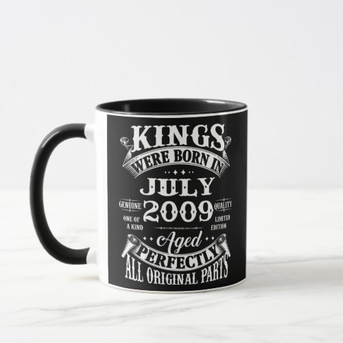 Mens 13rd Birthday Gift For Kings Born In July Mug