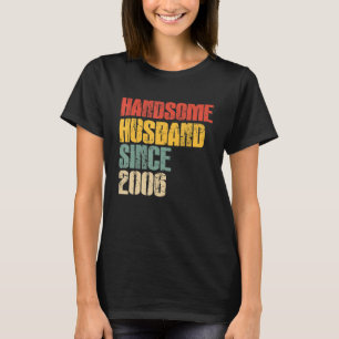 Mens 17th Wedding Anniversary for Him Handsome Hus T-Shirt