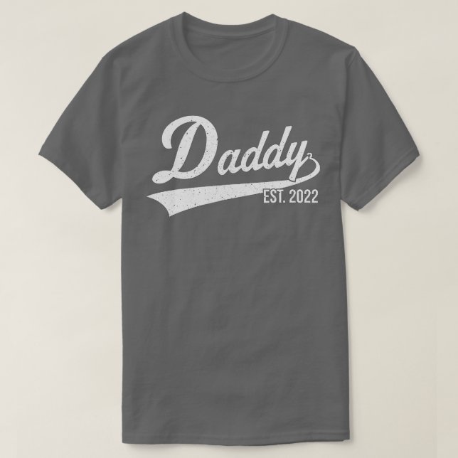 Mens 1st Time Dad EST 2022 New First Fathers Hood  T-Shirt (Design Front)