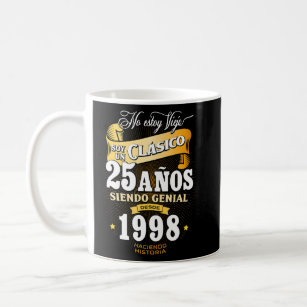Mens 25th Birthday gift for Men in Spanish Regalo  Coffee Mug