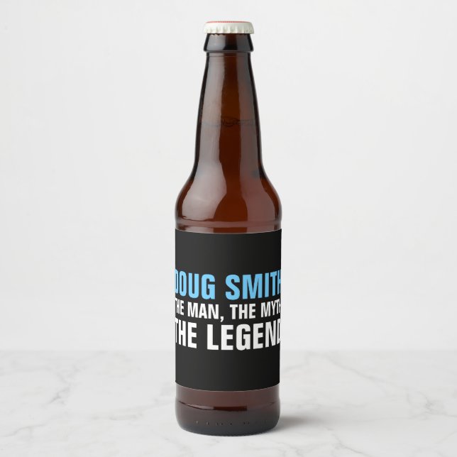 Mens 30th/40th/50th/60th Birthday Party Beer Label (Front)