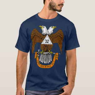 Mens 32nd Degree Mason T Masonic Tee Scottish