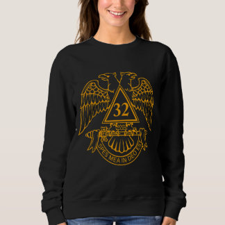 Mens 32nd Degree Masonic Scottish Rite Wings Down  Sweatshirt