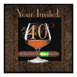 40th birthday invitations for him