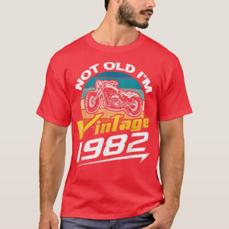 Mens 40th Birthday Man Biker Legend Motorcycle Cho T-Shirt