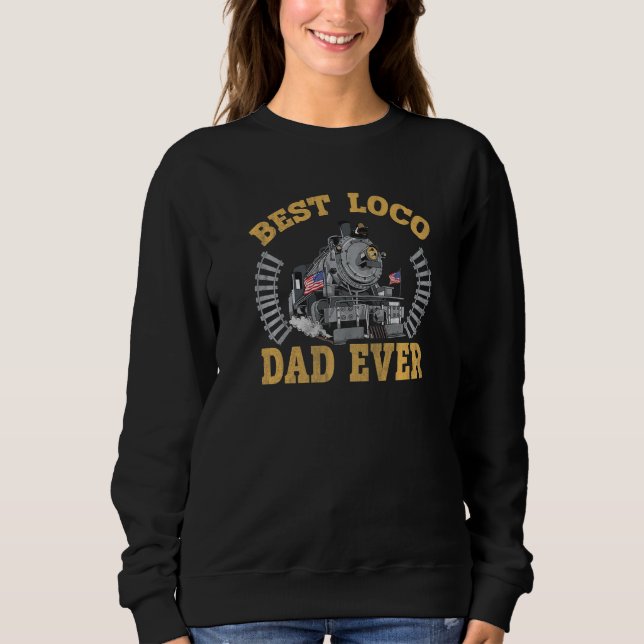 Mens 4th of July Quote for your Patriotic Train Dr Sweatshirt (Front)