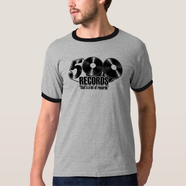 Men's 500 Logo (ringer) T-Shirt (Front)