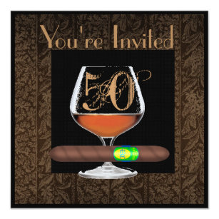 for men 50th birthday invitations zazzle