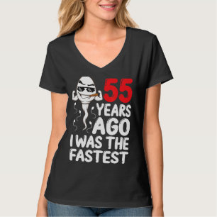 Mens 55th Birthday Gag Dress 55 Years Ago I Was Th T-Shirt