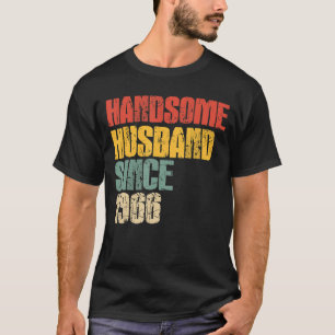 Mens 57th Wedding Anniversary for Him Handsome Hus T-Shirt