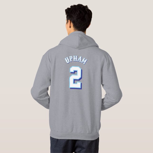 Men's 603 Riptide Hoodie w/ name and number (Back Full)