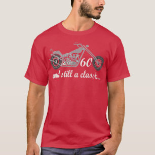 Mens 60th Birthday Motorcycle Bike 60 Year Old Vi T-Shirt