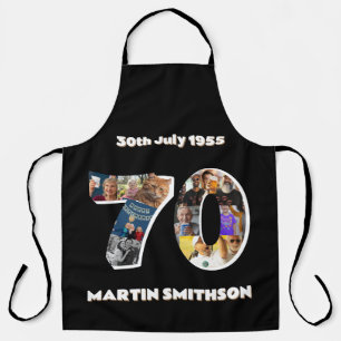 Mens 70th practical kitchen cook 70 years birthday apron