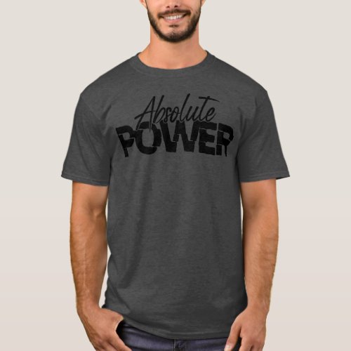 Mens ABSOLUTE POWER Gym Fitness Workout T_Shirt