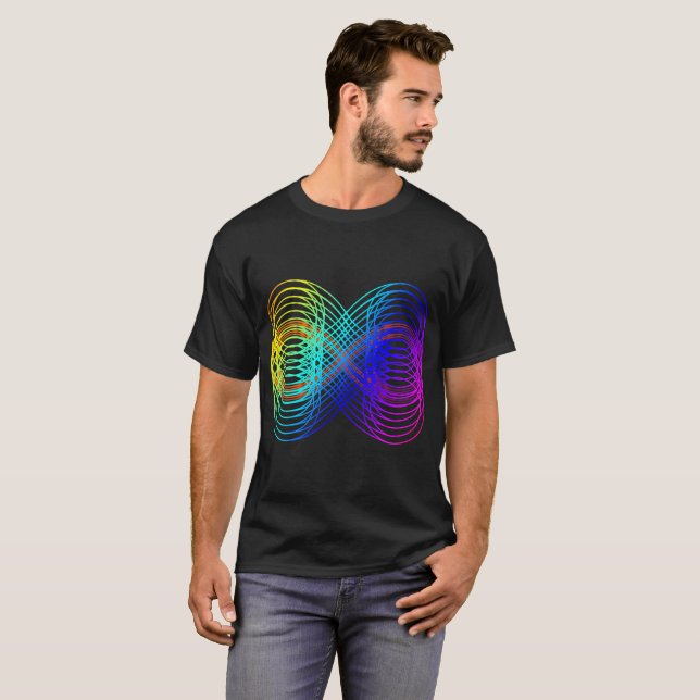 Men's Abstract Infinity Shirt (Front Full)
