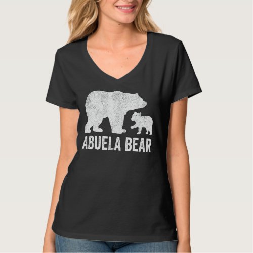 Mens Abuela Bear Mothers Day  Funny Cub Kid Spanis T_Shirt