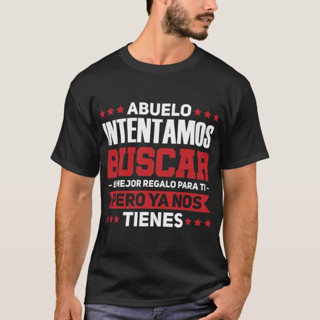 Mens Abuelo Intentamos buscar el mejor regalo T-Shirt (Front)