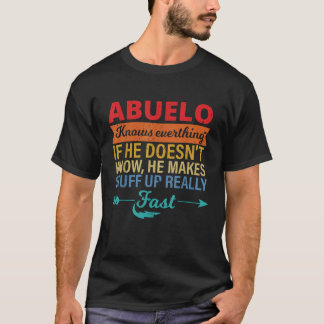 Mens Abuelo Knows Everything Grandpa father s day T-Shirt