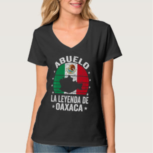 Mens Abuelo La Leyenda De Oaxaca Mexican Grandpa T-Shirt