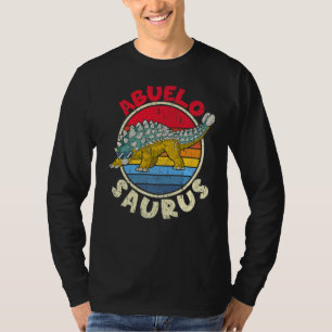 Mens Abuelo Saurus I Ankylosaurus Dinosaur I Famil T-Shirt