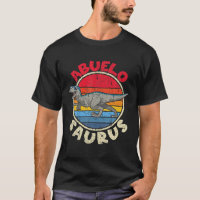 Mens Abuelo Saurus I Velociraptor I Family Matchin