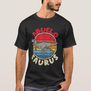 Mens Abuelo Saurus I Velociraptor I Family Matchin T-Shirt