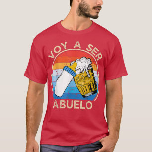 Mens Abuelos Pregnancy Announcement, Voy A Ser Abu T-Shirt