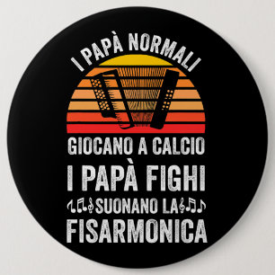 Mens Accordion Fathers Day Musician Accordion Fath Button