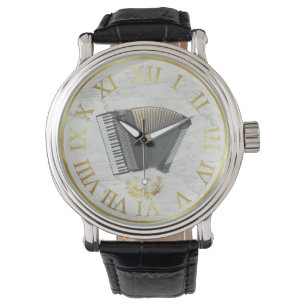 Men's Accordion Watch Wristwatch