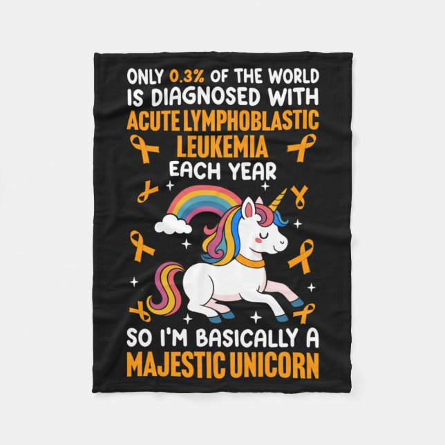 Mens Acute Lymphatic Leukemia Warrior Performance Fleece Blanket (Front)