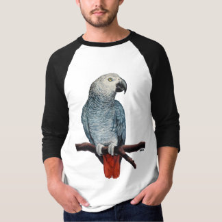 Men's African Grey Parrot Shirt Parrot Jersey 