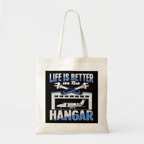 Mens Aircraft Mechanic Design for a aircraft techn Tote Bag