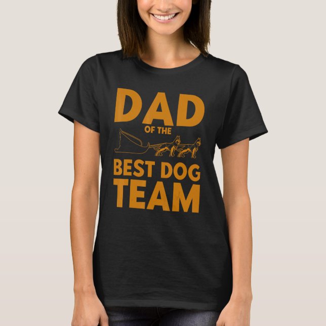 Mens Alaska Husky Sledding Sled Dog Racing Dog Sle T-Shirt (Front)
