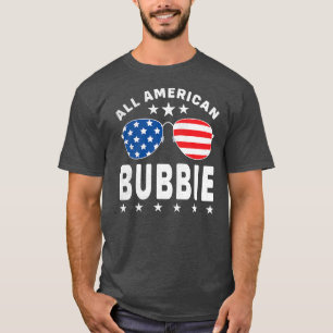 Mens All American Bubbie 4th Of July Sunglasses T-Shirt