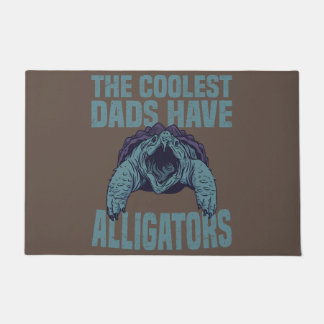mens alligator snapping turtle dad far pet turtle doormat