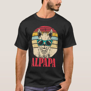 Mens ALPAPA Alpaca Fan Llama Fan Father's Day Re T-Shirt