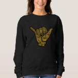 Mens Alpha African Fraternity Hand Sign Words 1906 Sweatshirt
